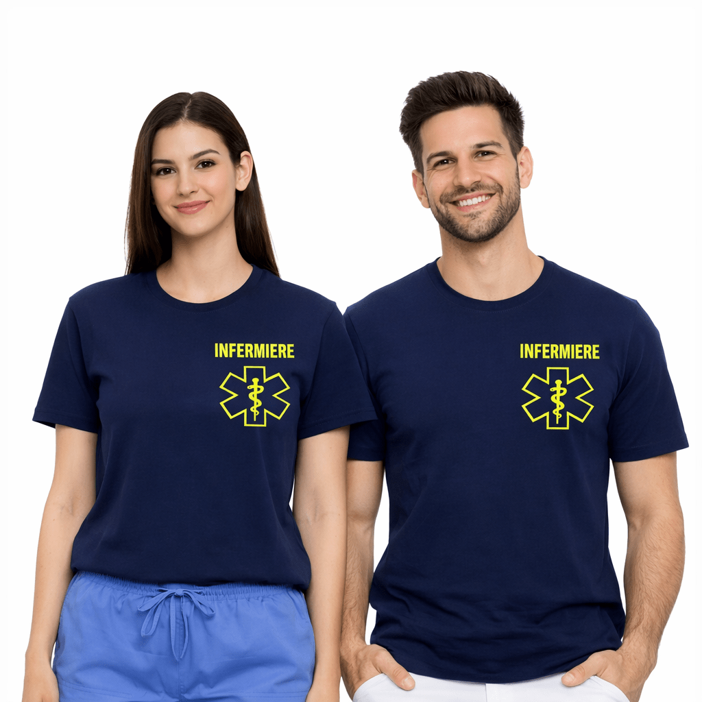 T-Shirt Infermiere Con Stella della Vita