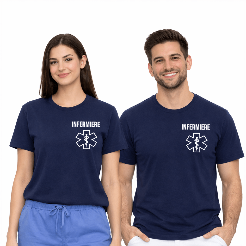 La t‑shirt da lavoro per Infermiere è progettata per garantire comfort, praticità
