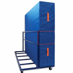 carrello porta materassi per la palestra