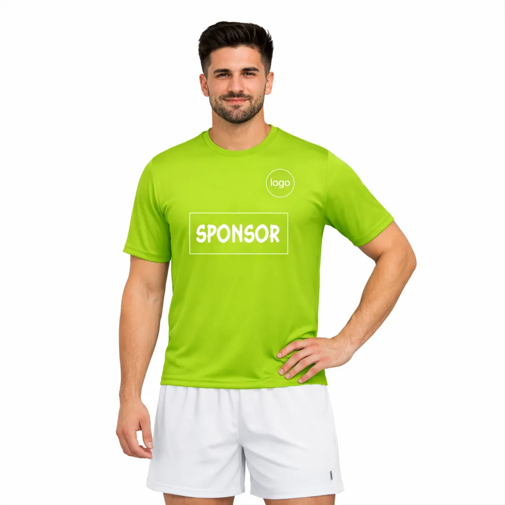 Maglietta e Pantaloncino da Calcio Maglia Verde Pantaloncino a Scelta - immagine 2