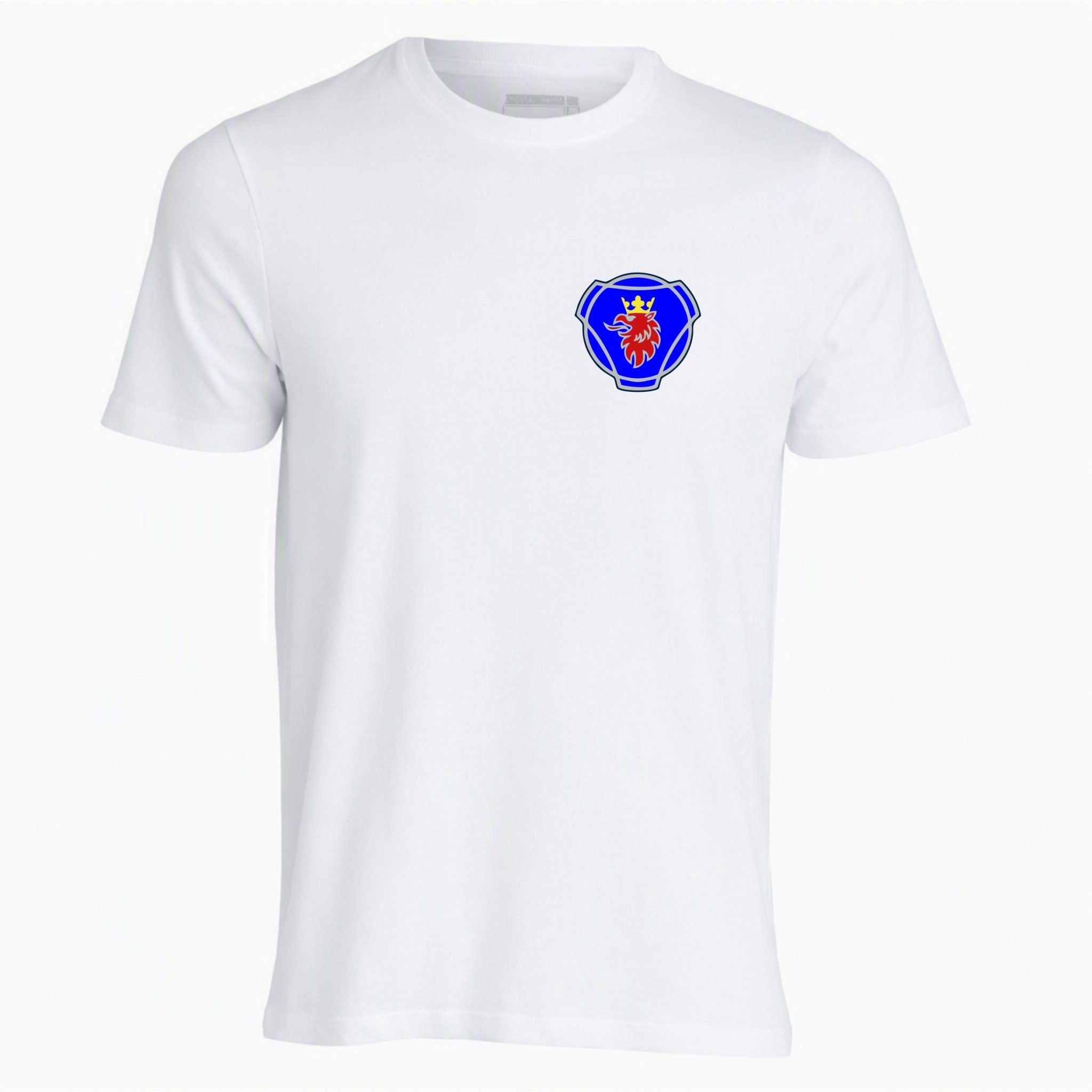 T‑Shirt Scania In Cotone A Mezza Manica Con Logo Ufficiale